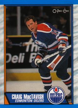 #230 Craig MacTavish - Edmonton Oilers - 1989-90 O-Pee-Chee Hockey