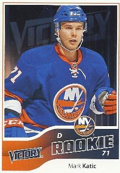 #230 Mark Katic - New York Islanders - 2011-12 Upper Deck Victory Hockey