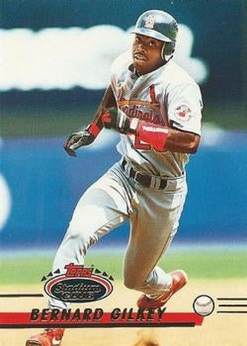 #230 Bernard Gilkey - St. Louis Cardinals - 1993 Stadium Club Baseball