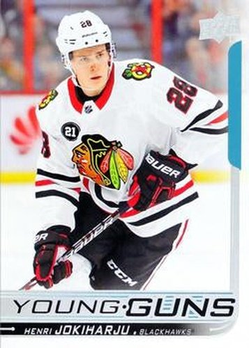 #230 Henri Jokiharju - Chicago Blackhawks - 2018-19 Upper Deck Hockey