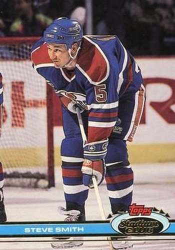 #230 Steve Smith - Edmonton Oilers - 1991-92 Stadium Club Hockey