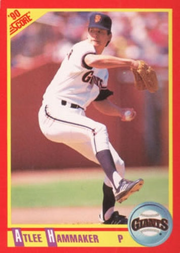 #231 Atlee Hammaker - San Francisco Giants - 1990 Score Baseball