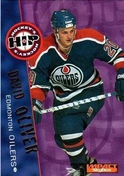 #231 David Oliver - Edmonton Oilers - 1995-96 SkyBox Impact Hockey