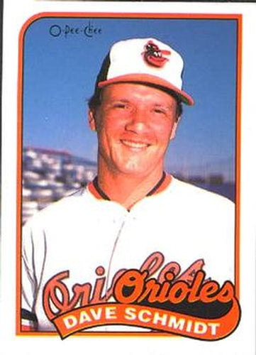 #231 Dave Schmidt - Baltimore Orioles - 1989 O-Pee-Chee Baseball