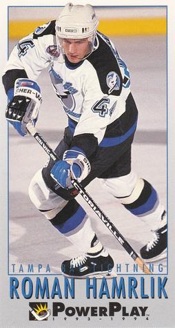 #231 Roman Hamrlik - Tampa Bay Lightning - 1993-94 Fleer PowerPlay Hockey