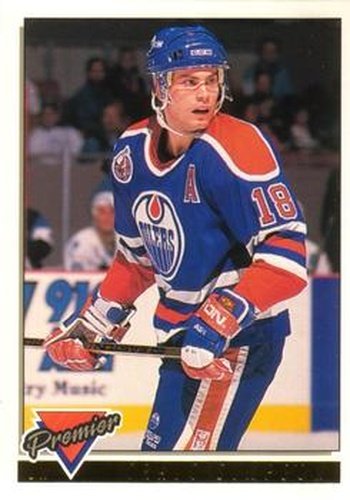 #231 Craig Simpson - Edmonton Oilers - 1993-94 O-Pee-Chee Premier Hockey - Gold
