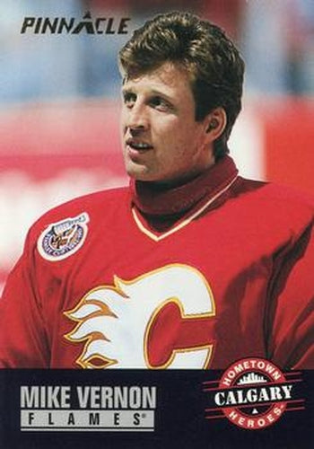#231 Mike Vernon - Calgary Flames - 1993-94 Pinnacle Hockey