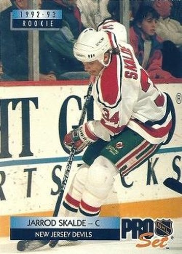 #231 Jarrod Skalde - New Jersey Devils - 1992-93 Pro Set Hockey