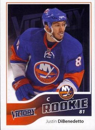 #231 Justin DiBenedetto - New York Islanders - 2011-12 Upper Deck Victory Hockey