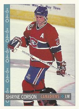 #231 Shayne Corson - Montreal Canadiens - 1992-93 O-Pee-Chee Hockey