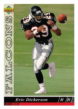 #231 Eric Dickerson - Atlanta Falcons - 1993 Upper Deck Football