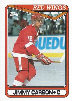 #231 Jimmy Carson - Detroit Red Wings - 1990-91 Topps Hockey
