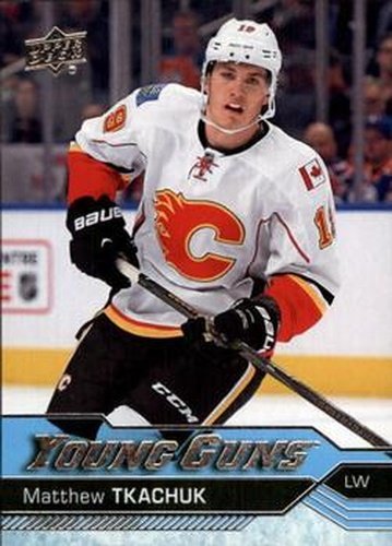 #231 Matthew Tkachuk - Calgary Flames - 2016-17 Upper Deck Hockey