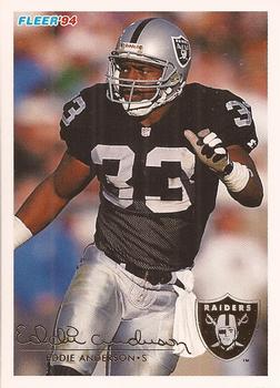 #231 Eddie Anderson - Los Angeles Raiders - 1994 Fleer Football