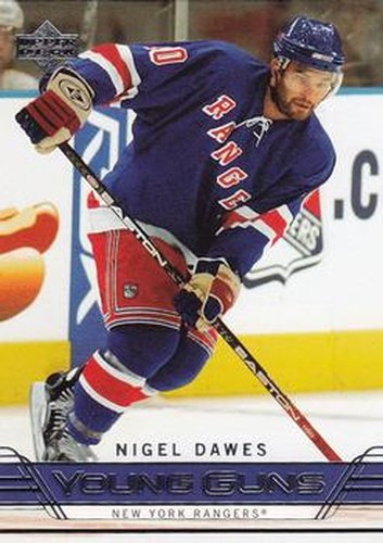 #231 Nigel Dawes - New York Rangers - 2006-07 Upper Deck Hockey