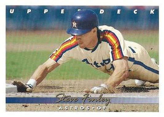 #231 Steve Finley - Houston Astros - 1993 Upper Deck Baseball