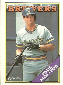 #231 Paul Molitor - Milwaukee Brewers - 1988 O-Pee-Chee Baseball