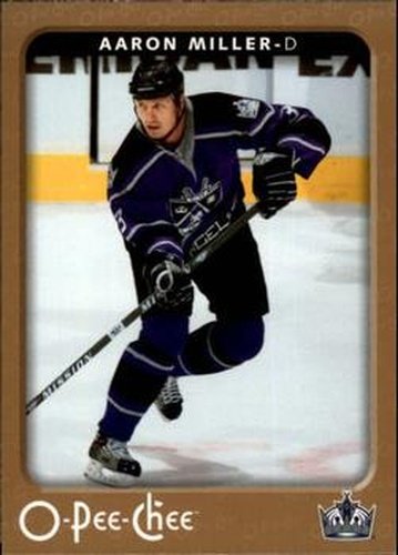 #231 Aaron Miller - Los Angeles Kings - 2006-07 O-Pee-Chee Hockey