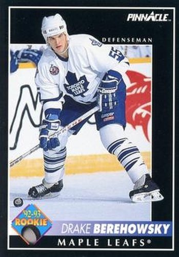 #231 Drake Berehowsky - Toronto Maple Leafs - 1992-93 Pinnacle Canadian Hockey