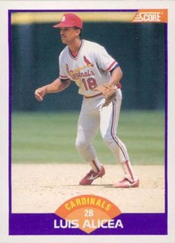 #231 Luis Alicea - St. Louis Cardinals - 1989 Score Baseball