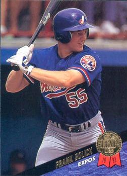 #231 Frank Bolick - Montreal Expos - 1993 Leaf Baseball