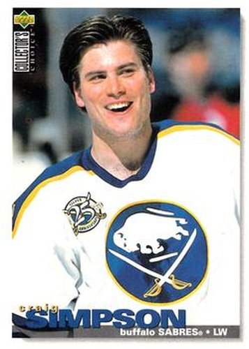 #231 Craig Simpson - Buffalo Sabres - 1995-96 Collector's Choice Hockey