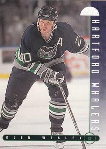 #231 Glen Wesley - Hartford Whalers - 1995-96 Leaf Hockey