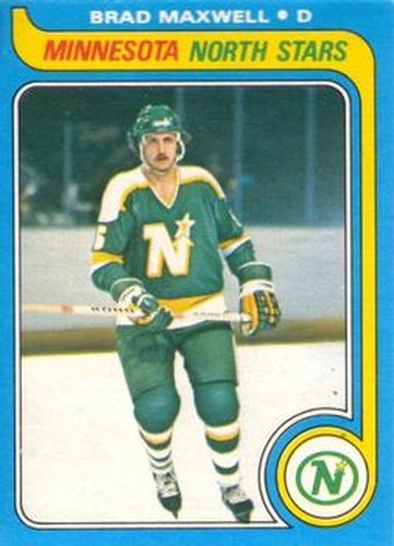 #231 Brad Maxwell - Minnesota North Stars - 1979-80 O-Pee-Chee Hockey