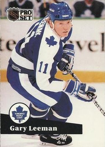 #231 Gary Leeman - 1991-92 Pro Set Hockey