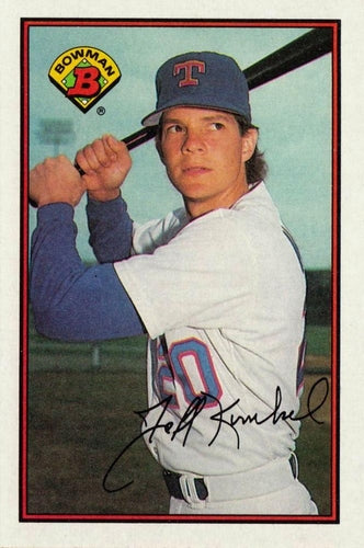 #231 Jeff Kunkel - Texas Rangers - 1989 Bowman Baseball