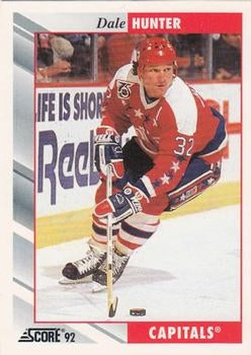 #231 Dale Hunter - Washington Capitals - 1992-93 Score USA Hockey