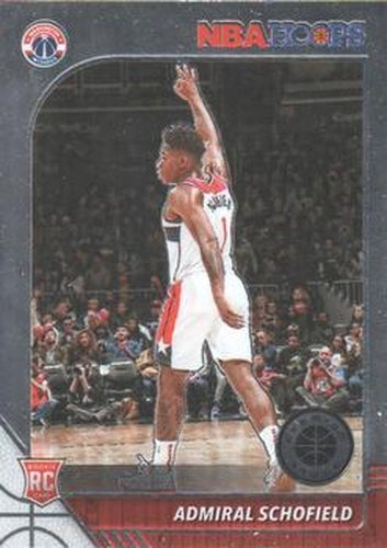 #231 Admiral Schofield - Washington Wizards - 2019-20 Hoops Premium Stock Basketball