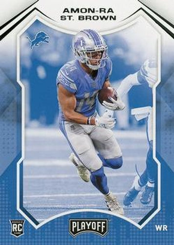 #231 Amon-Ra St. Brown - Detroit Lions - 2021 Panini Playoff Football