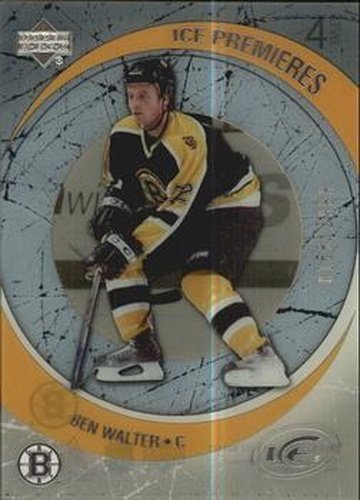 #231 Ben Walter - Boston Bruins - 2005-06 Upper Deck Ice Hockey