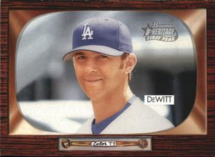 #231 Blake DeWitt - Los Angeles Dodgers - 2004 Bowman Heritage Baseball