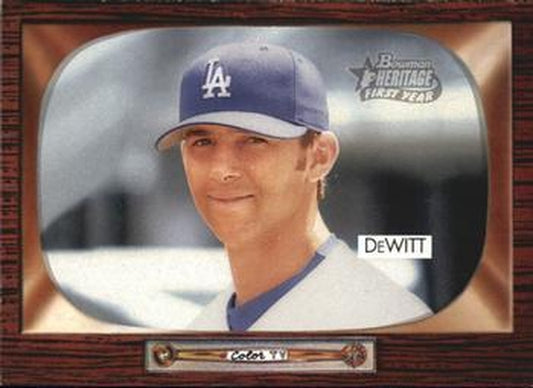 #231 Blake DeWitt - Los Angeles Dodgers - 2004 Bowman Heritage Baseball