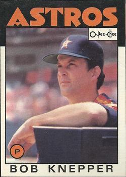 #231 Bob Knepper - Houston Astros - 1986 O-Pee-Chee Baseball