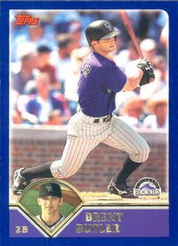 #231 Brent Butler - Colorado Rockies - 2003 Topps Baseball