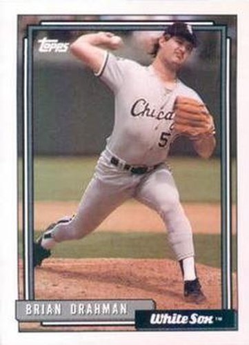 #231 Brian Drahman - Chicago White Sox - 1992 Topps Baseball