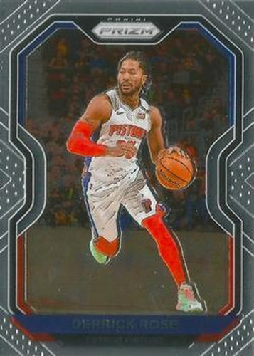 #231 Derrick Rose - Detroit Pistons - 2020-21 Panini Prizm Basketball