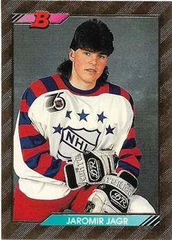 #231 Jaromir Jagr - Pittsburgh Penguins - 1992-93 Bowman Hockey