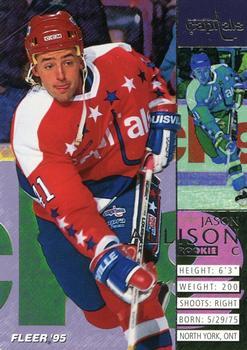 #231 Jason Allison - Washington Capitals - 1994-95 Fleer Hockey