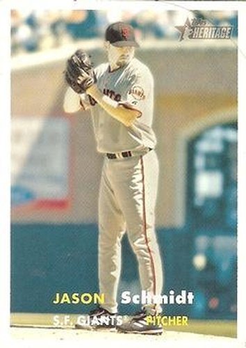 #231 Jason Schmidt - San Francisco Giants - 2006 Topps Heritage Baseball