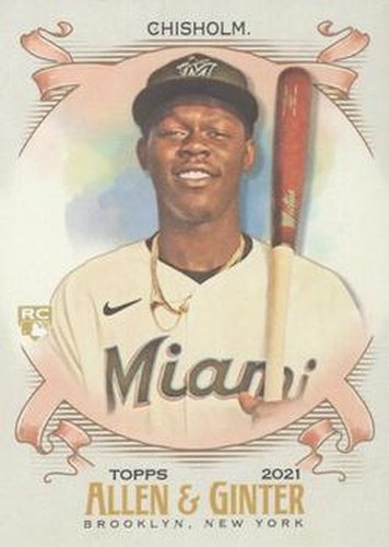 #231 Jazz Chisholm - Miami Marlins - 2021 Topps Allen & Ginter Baseball