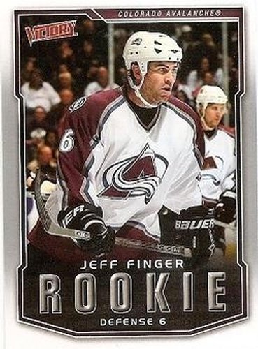 #231 Jeff Finger - Colorado Avalanche - 2007-08 Upper Deck Victory Hockey