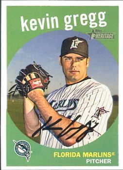 #231 Kevin Gregg - Florida Marlins - 2008 Topps Heritage Baseball