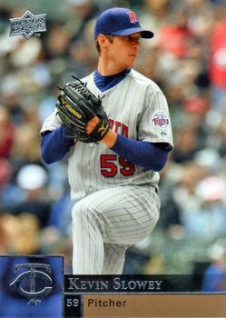 #231 Kevin Slowey - Minnesota Twins - 2009 Upper Deck Baseball