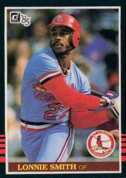 #231 Lonnie Smith - St. Louis Cardinals - 1985 Donruss Baseball