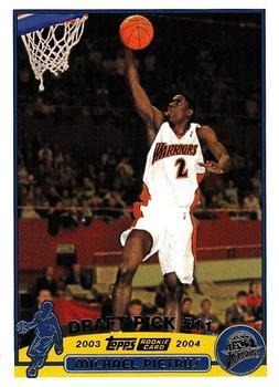 #231 Mickael Pietrus - Golden State Warriors - 2003-04 Topps Basketball