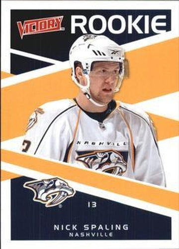 #231 Nick Spaling - Nashville Predators - 2010-11 Upper Deck Victory Hockey